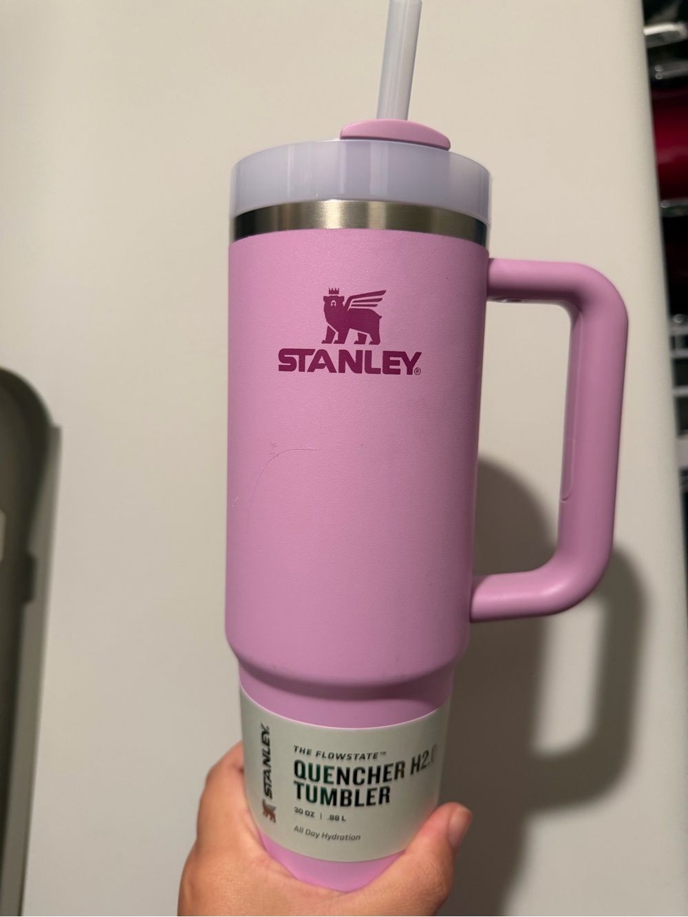 Stanley 30 oz. Purple Orchid Quencher H2.0 Tumbler with Handle